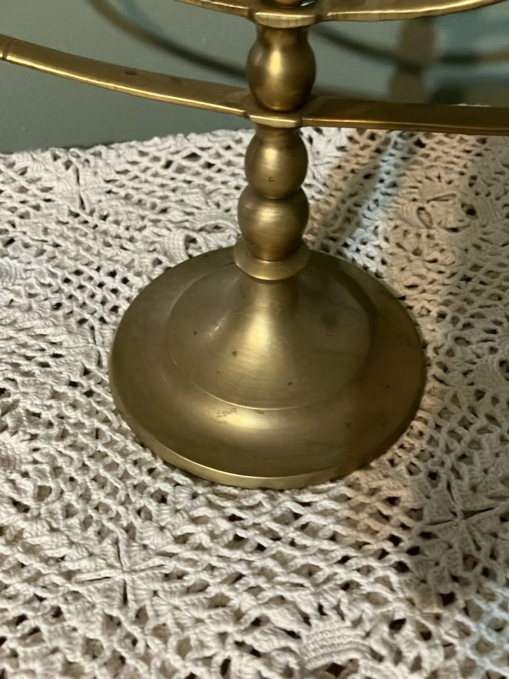 Vintage Brass 7-Branch Menorah Candle Holder Candle Holder